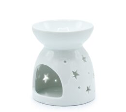 Oil Burner Angel Cut Out- White