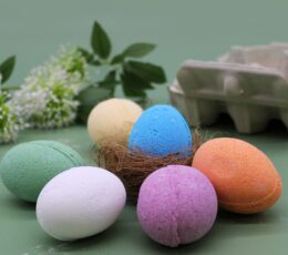 6 Bath Eggs in a Tray - Mango