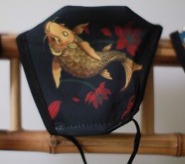 Reusable Fashion Face Covering - Golden Fish (Adult)