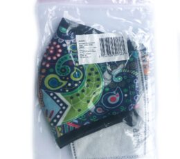 Reusable Fashion Face Covering - Golden Leaves (Adult)