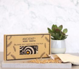 Lavender Natural Cotton and Juco Eye Pillow in Gift Box - Illusion