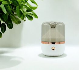 Urban Aroma Diffuser White & Bronze- USB - Colour Change