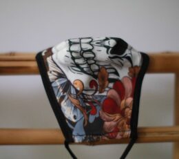 Reusable Fashion Face Covering - Colourful Calavera (Adult)