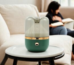 Urban Aroma Diffuser Green & Bronze - USB - Colour Change