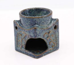 Square Buddha Burner - Dusty Blue