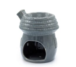 Mushroom House Oil Burner - Grey