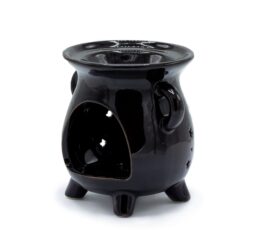 Caildren Oil Burner - Moon Phase - Black