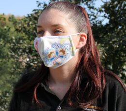 Reusable Fashion Face Covering - Mandala Parrot (Adult)