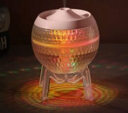 Clear Humidifer Mondo Planet - USB - Colour Change (down light)