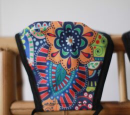 Reusable Fashion Face Covering - Funky Swirls (Adult)
