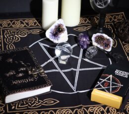 Esoteric Fringed Altar Cloth -  Pentagon