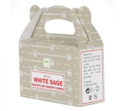 Satya Backflow Dhoop Cones - White Sage (24pcs)