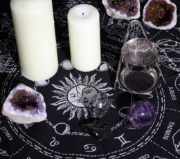Esoteric Fringed Altar Cloth - Horoscope