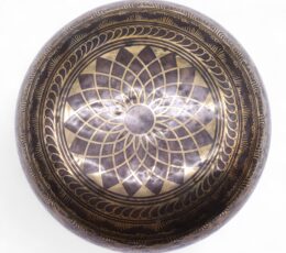 Engraved - Huge Vibrational Feet Standing Bowl - 50x20cm (10.7kg)