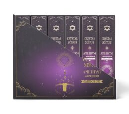 Amethyst Crystal Scents Smudge Incense - Lavender