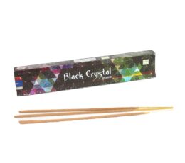 Satya Black Crystal Incense - 15gram