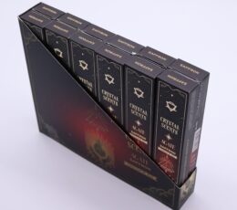 Red Agate Crystal Scents Smudge Incense - Saffron