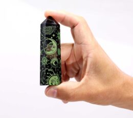 Black Obsidian Points (approx 60-70 gm 9cm) - Mystic Story - Forest Green