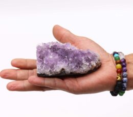Medium Natural High Grade Amethyst Standing Cluster (approx 350-450gms 7.5-10cm)