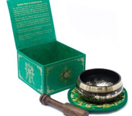 Green Tara Singing Bowl Set 10cm (min 380gm)