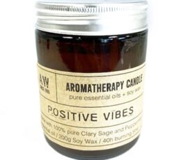 Aromatherapy Soy Candle 200g - Positive Vibes