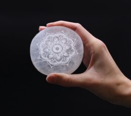 Small Charging Plate 8cm - Mandala Design