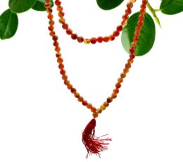 108 Bead Mala - Carnelian