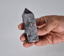 Calsite Side Polished Tower (approx 9-11cm)