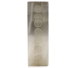 Selenite Block Lamp 25cm - Chakra Lamp