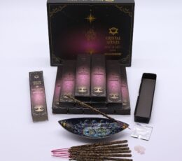 Rose Quartz Crystal Scents Smudge Incense - Rose