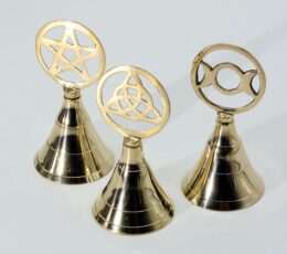 Altar Brass Bell - Triquetra