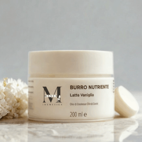burro corpo latte e vaniglia