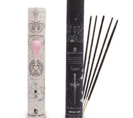 Ancient Witch Spell Incense - Love - Rose Quartz Pendulum