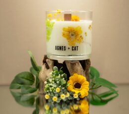 Agnes + Cat Botanical Soy Wax Candle - Rydal Oudh