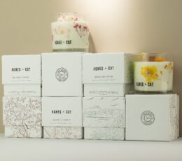 Agnes + Cat Botanical Soy Wax Candle - Roses of Sawrey