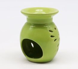 Floral Oil Burner - Lime