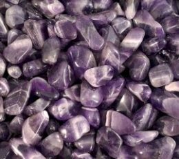 Pack of 24 Tumble Stone - Amethyst Banded M