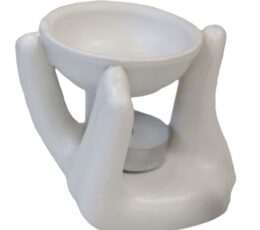 Helping Hand Oil Burner - White