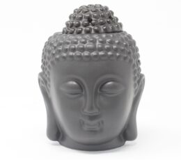 Buddha Head Oil Burner - Black