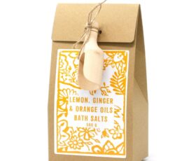 Pack of  500g Bath Salt - Lemon, Ginger & Orange