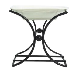 Ceramic & Metal Square Stand