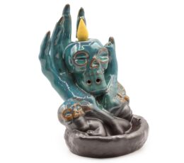 Backflow Incense Burner - Skull in Hand