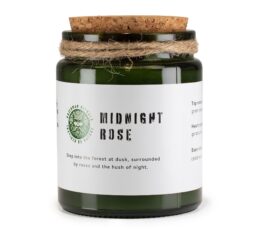 Greenman Woodwick Soy Candle - Midnight Rose