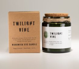 Greenman Woodwick Soy Candle - Twilight Vine