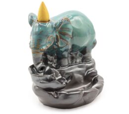 Backflow Incense Burner - Elephant at Pool