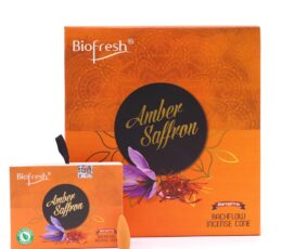 Biofresh Backflow Incense Cones (40 cones) - Amber Safron
