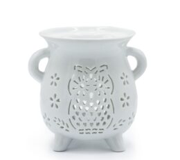 Caildren Oil Burner - Owl - White