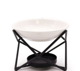 Ceramic & Metal Hex Stand