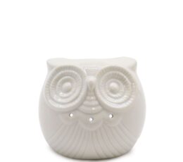 Classic White Oil Burner - Short Owl