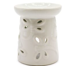 Classic White Oil Burner - Dragonfly